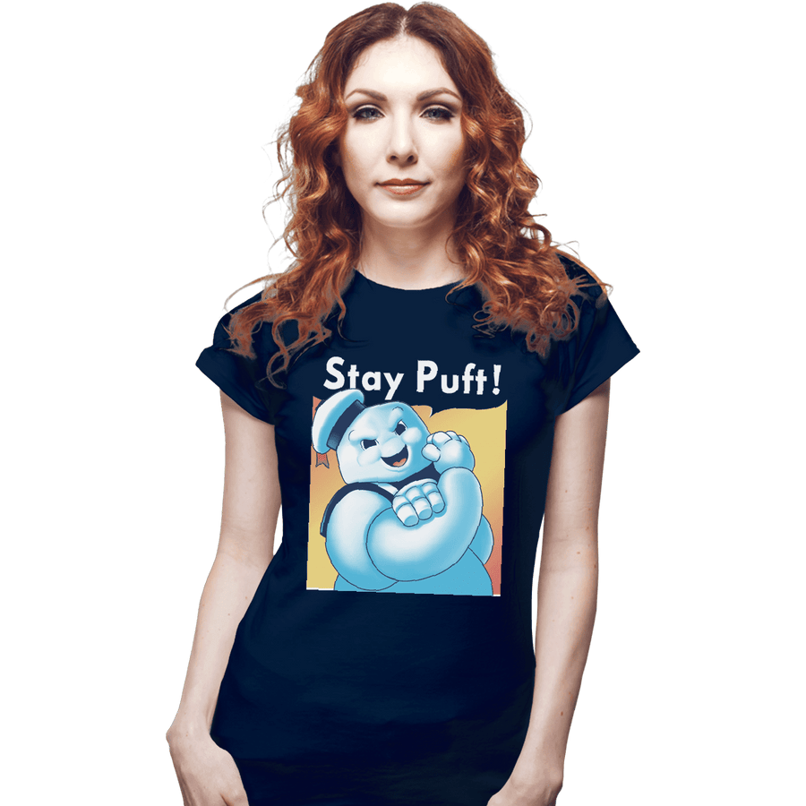 Shirts Fitted Shirts, Mens / Small / Navy Stay Puft!