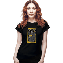 Load image into Gallery viewer, Shirts Fitted Shirts, Woman / Small / Black Tarot The Hierophant
