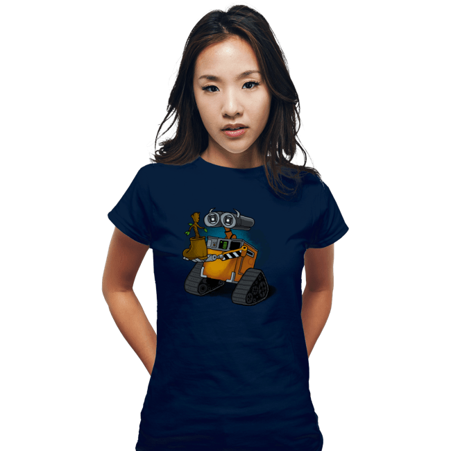 Shirts Fitted Shirts, Woman / Small / Navy Life Found