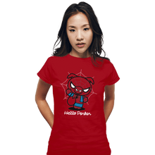 Load image into Gallery viewer, Shirts Fitted Shirts, Woman / Small / Red Hello Porker
