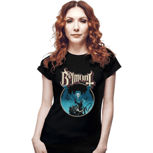Load image into Gallery viewer, Shirts Fitted Shirts, Woman / Small / Black Belmont Eponymous
