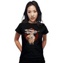 Load image into Gallery viewer, Shirts Fitted Shirts, Woman / Small / Black Rosso Squadron
