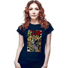 Load image into Gallery viewer, Secret_Shirts Fitted Shirts, Woman / Small / Navy Napier Joker
