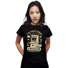 Load image into Gallery viewer, Shirts Fitted Shirts, Woman / Small / Black Arcade Gamers
