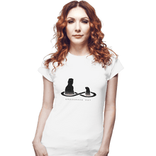 Load image into Gallery viewer, Shirts Fitted Shirts, Woman / Small / White Infinity
