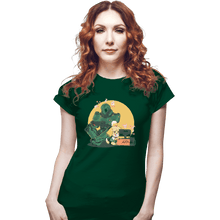 Load image into Gallery viewer, Shirts Fitted Shirts, Woman / Small / Irish Green Gaming Buddies
