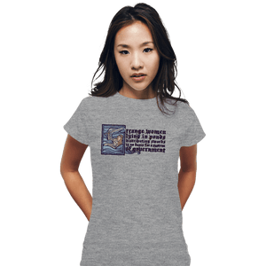 Secret_Shirts Fitted Shirts, Woman / Small / Sports Grey The Lake Lady