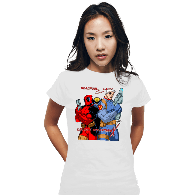 Secret_Shirts Fitted Shirts, Woman / Small / White Lethal Weapons X