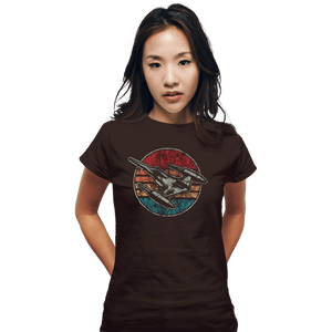 Shirts Fitted Shirts, Woman / Small / Black Vintage Starfighter