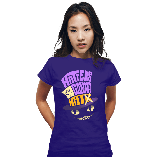 Shirts Fitted Shirts, Woman / Small / Violet Hatters Gonna Hat
