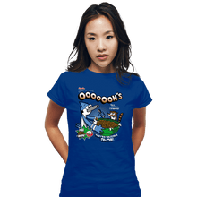 Load image into Gallery viewer, Shirts Fitted Shirts, Woman / Small / Royal Blue Regular Cereal
