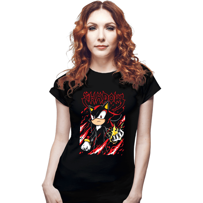 Daily_Deal_Shirts Fitted Shirts, Woman / Small / Black The Ultimate Life Form