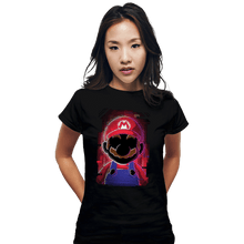 Load image into Gallery viewer, Secret_Shirts Fitted Shirts, Woman / Small / Black Mario Glitch
