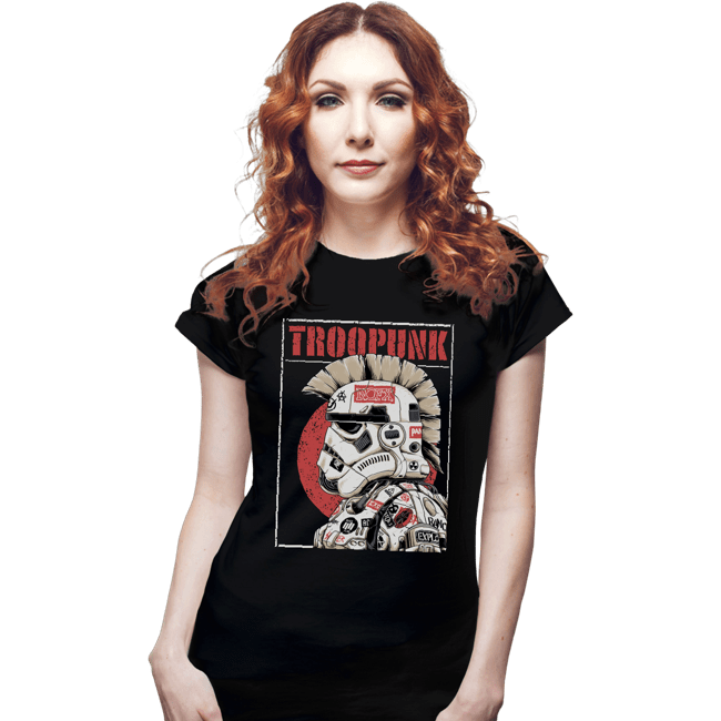 Shirts Fitted Shirts, Woman / Small / Black Troopunk