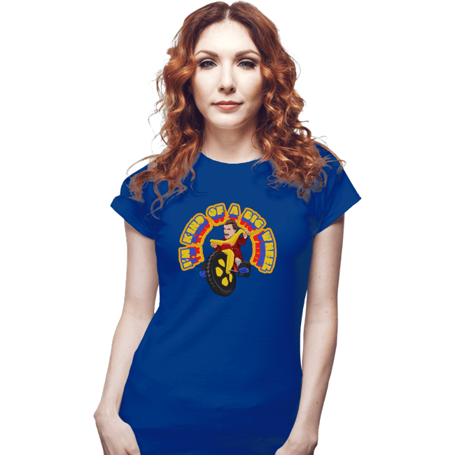 Shirts Fitted Shirts, Woman / Small / Royal Blue I'm Kind Of A Big Wheel