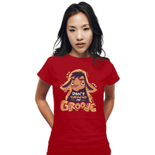 Load image into Gallery viewer, Shirts Fitted Shirts, Woman / Small / Red My Groove
