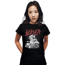 Load image into Gallery viewer, Shirts Fitted Shirts, Woman / Small / Black Sleigher
