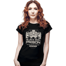 Load image into Gallery viewer, Shirts Fitted Shirts, Woman / Small / Black Prison Security Robots
