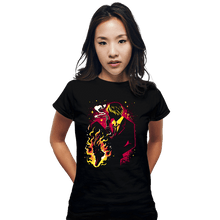 Load image into Gallery viewer, Daily_Deal_Shirts Fitted Shirts, Woman / Small / Black Diable Jambe
