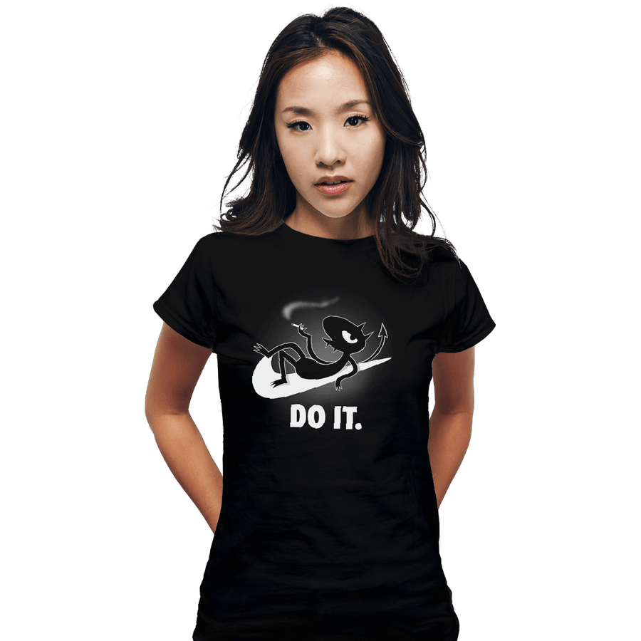 Shirts Fitted Shirts, Woman / Small / Black Do It