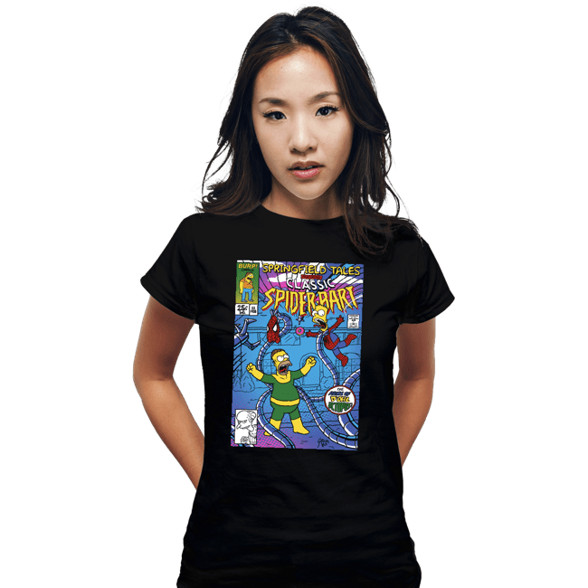 Secret_Shirts Fitted Shirts, Woman / Small / Black Spider Bart V Dohc Ock