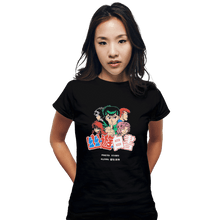 Load image into Gallery viewer, Shirts Fitted Shirts, Woman / Small / Black YuYu Pixels
