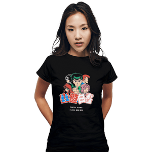 Shirts Fitted Shirts, Woman / Small / Black YuYu Pixels