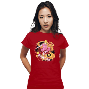 Shirts Fitted Shirts, Woman / Small / Red Pro Skater Princess