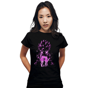 Shirts Fitted Shirts, Woman / Small / Black Super Attack Gohan