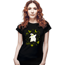 Load image into Gallery viewer, Daily_Deal_Shirts Fitted Shirts, Woman / Small / Black King Of All Bugs
