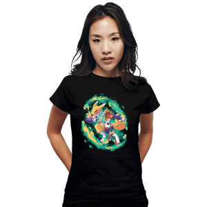 Shirts Fitted Shirts, Woman / Small / Black Digi Fox