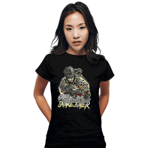 Shirts Fitted Shirts, Woman / Small / Black Snake Eater
