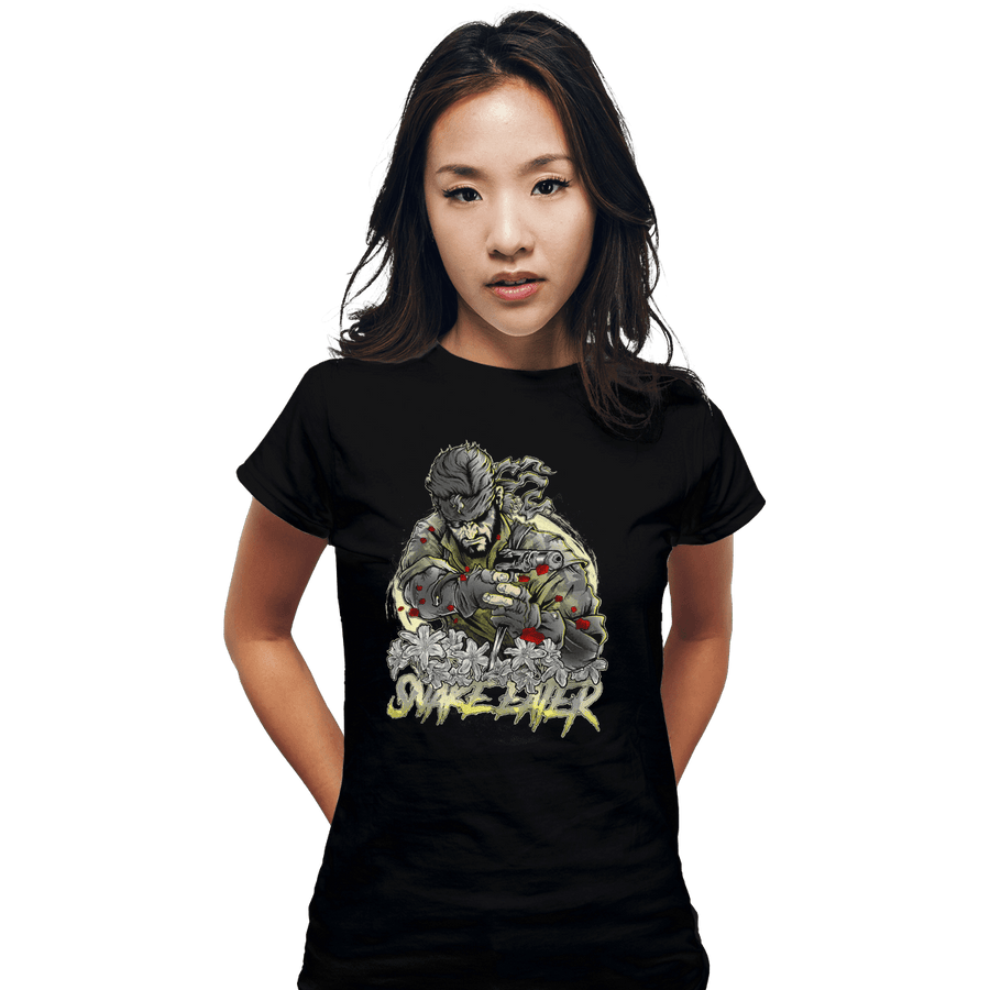 Shirts Fitted Shirts, Woman / Small / Black Snake Eater
