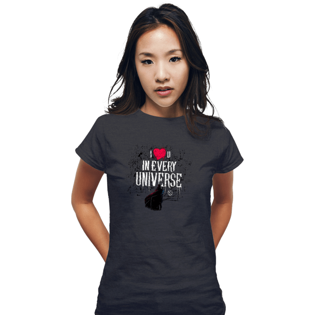 Secret_Shirts Fitted Shirts, Woman / Small / Dark Heather Universal Love