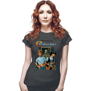 Secret_Shirts Fitted Shirts, Woman / Small / Charcoal Excellent Gaming