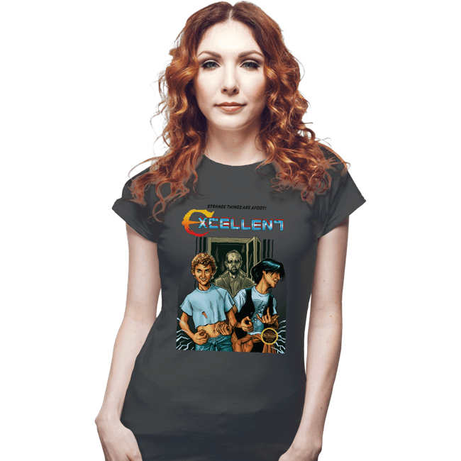 Secret_Shirts Fitted Shirts, Woman / Small / Charcoal Excellent Gaming
