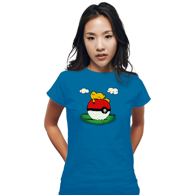 Shirts Fitted Shirts, Woman / Small / Sapphire Pokehouse