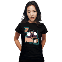 Load image into Gallery viewer, Shirts Fitted Shirts, Woman / Small / Black Dog Pig Bread
