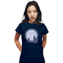 Load image into Gallery viewer, Shirts Fitted Shirts, Woman / Small / Navy The Adventure Begins

