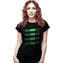 Load image into Gallery viewer, Shirts Fitted Shirts, Woman / Small / Black 2001 Controller
