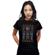 Load image into Gallery viewer, Secret_Shirts Fitted Shirts, Woman / Small / Black Nintendmas
