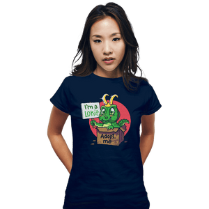 Secret_Shirts Fitted Shirts, Woman / Small / Navy Adopt This Alligator