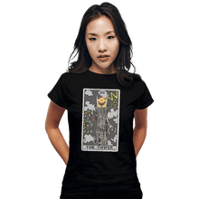 Load image into Gallery viewer, Shirts Fitted Shirts, Woman / Small / Black The Tower
