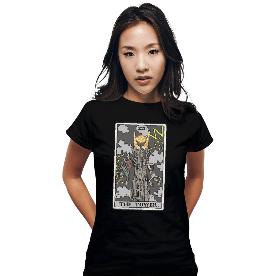 Shirts Fitted Shirts, Woman / Small / Black The Tower