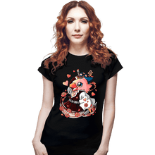 Load image into Gallery viewer, Daily_Deal_Shirts Fitted Shirts, Woman / Small / Black Hashira Love
