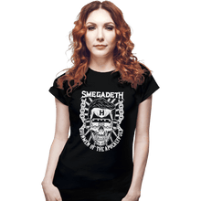 Load image into Gallery viewer, Shirts Fitted Shirts, Woman / Small / Black Smegadeth
