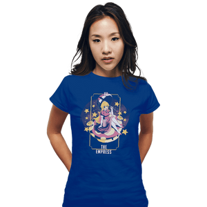 Shirts Fitted Shirts, Woman / Small / Royal Blue The Empress Peach