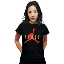 Load image into Gallery viewer, Shirts Fitted Shirts, Woman / Small / Black Aran Jordan
