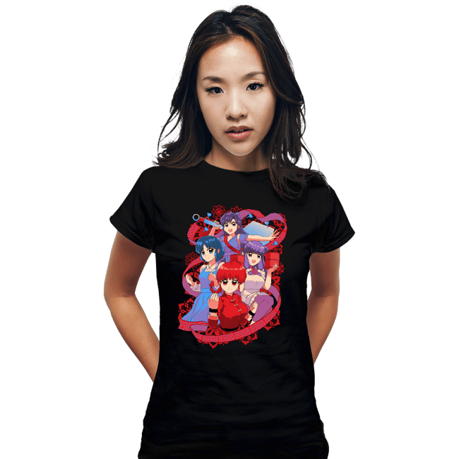 Daily_Deal_Shirts Fitted Shirts, Woman / Small / Black Martial Artists