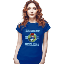 Load image into Gallery viewer, Daily_Deal_Shirts Fitted Shirts, Woman / Small / Royal Blue Brisbane Heelers
